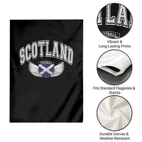 Scotland Soccer Garden Flag Retro Vintage Scottish Flag Football Fan