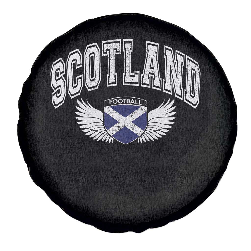 Scotland Soccer Spare Tire Cover Retro Vintage Scottish Flag Football Fan