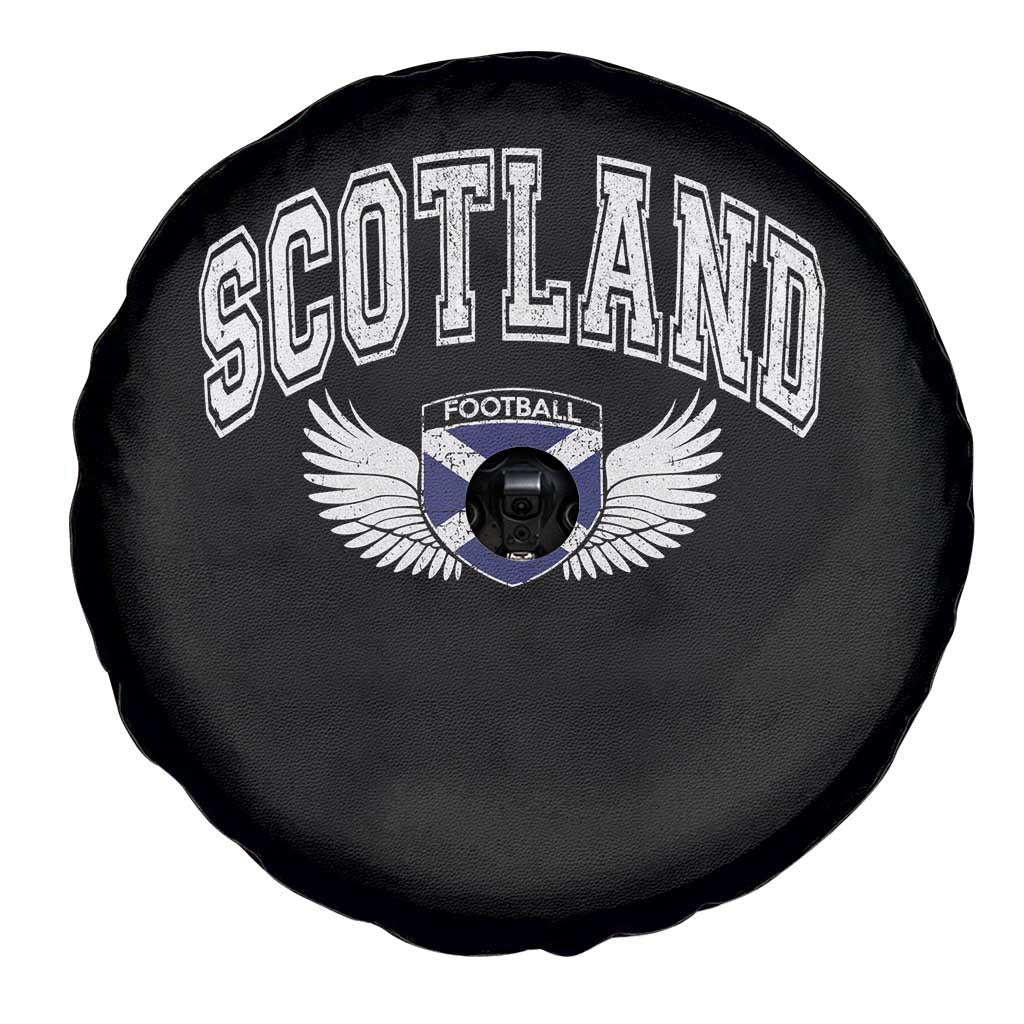 Scotland Soccer Spare Tire Cover Retro Vintage Scottish Flag Football Fan