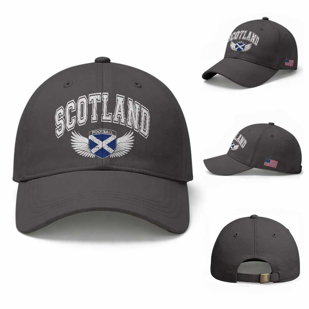 Scotland Soccer Baseball Cap Retro Vintage Scottish Flag Football Fan