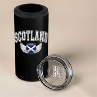 Scotland Soccer 4 in 1 Can Cooler Tumbler Retro Vintage Scottish Flag Football Fan