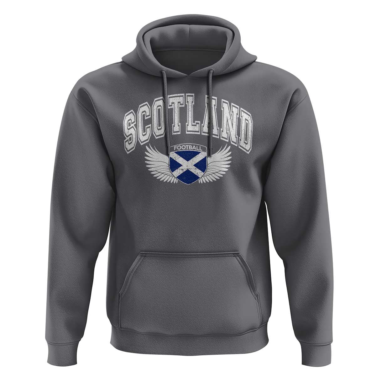 Scotland Soccer Hoodie Retro Vintage Scottish Flag Football Fan