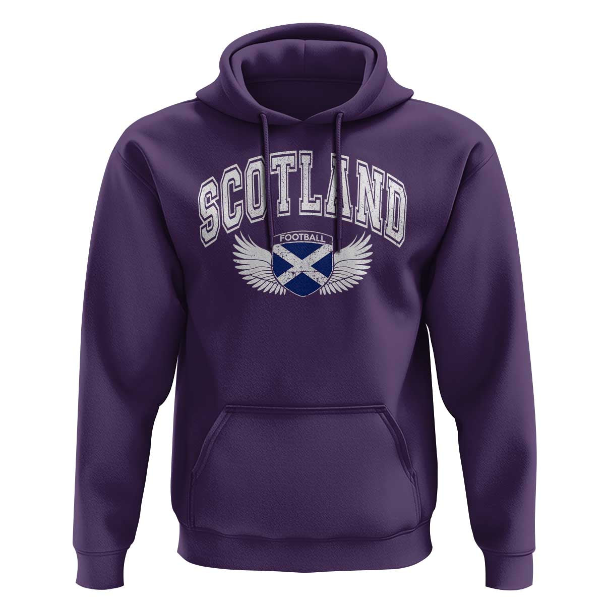 Scotland Soccer Hoodie Retro Vintage Scottish Flag Football Fan