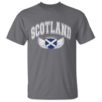 Scotland Soccer T Shirt Retro Vintage Scottish Flag Football Fan
