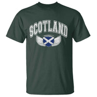 Scotland Soccer T Shirt Retro Vintage Scottish Flag Football Fan