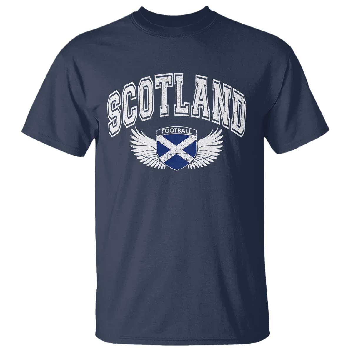 Scotland Soccer T Shirt Retro Vintage Scottish Flag Football Fan