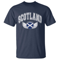 Scotland Soccer T Shirt Retro Vintage Scottish Flag Football Fan