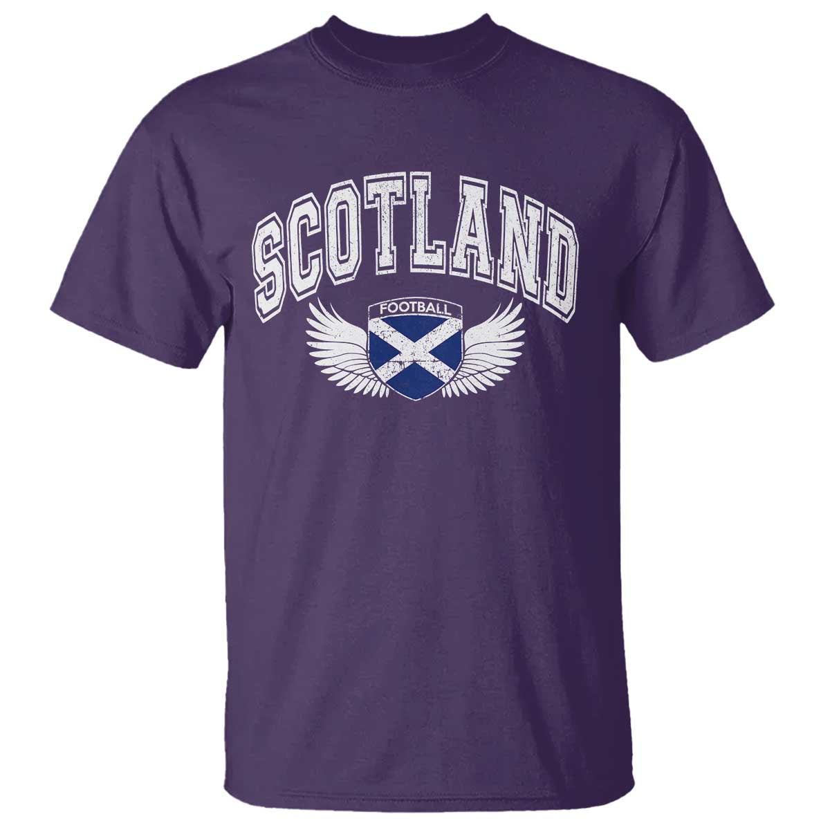 Scotland Soccer T Shirt Retro Vintage Scottish Flag Football Fan
