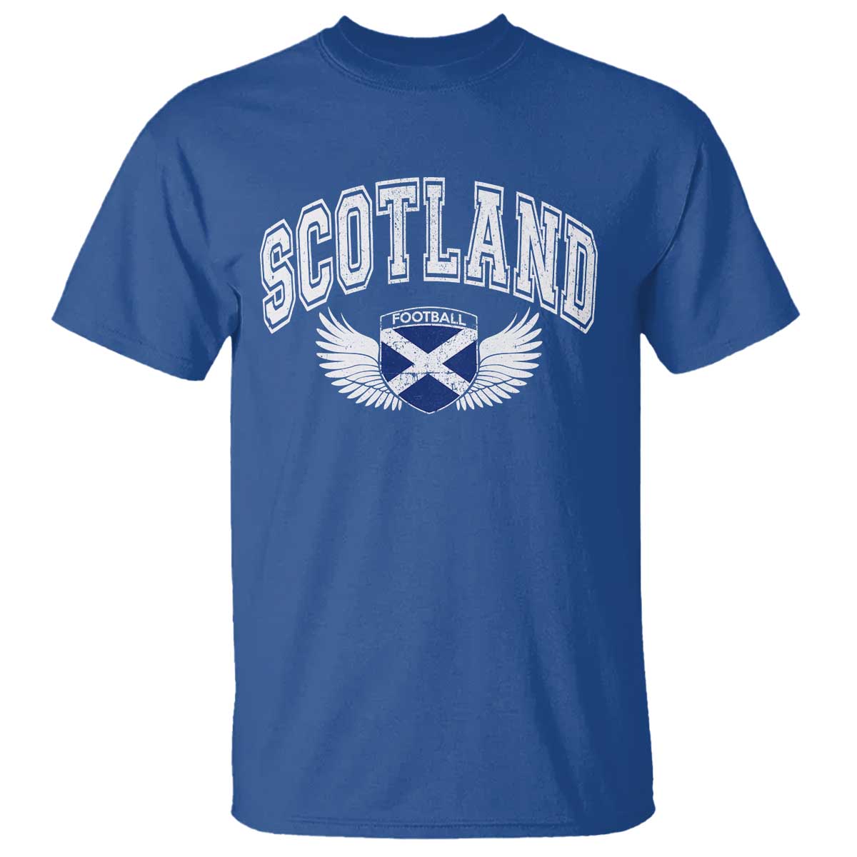 Scotland Soccer T Shirt Retro Vintage Scottish Flag Football Fan