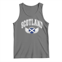 Scotland Soccer Tank Top Retro Vintage Scottish Flag Football Fan
