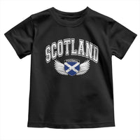 Scotland Soccer Toddler T Shirt Retro Vintage Scottish Flag Football Fan