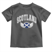 Scotland Soccer Toddler T Shirt Retro Vintage Scottish Flag Football Fan
