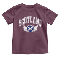 Scotland Soccer Toddler T Shirt Retro Vintage Scottish Flag Football Fan