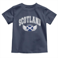 Scotland Soccer Toddler T Shirt Retro Vintage Scottish Flag Football Fan