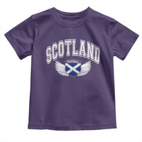 Scotland Soccer Toddler T Shirt Retro Vintage Scottish Flag Football Fan