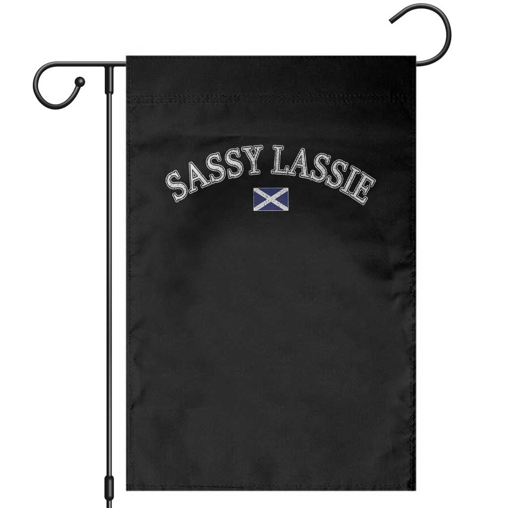 Sassy Lassie Scotland Flag Garden Flag Funny Scottish Pride Heritage Gift