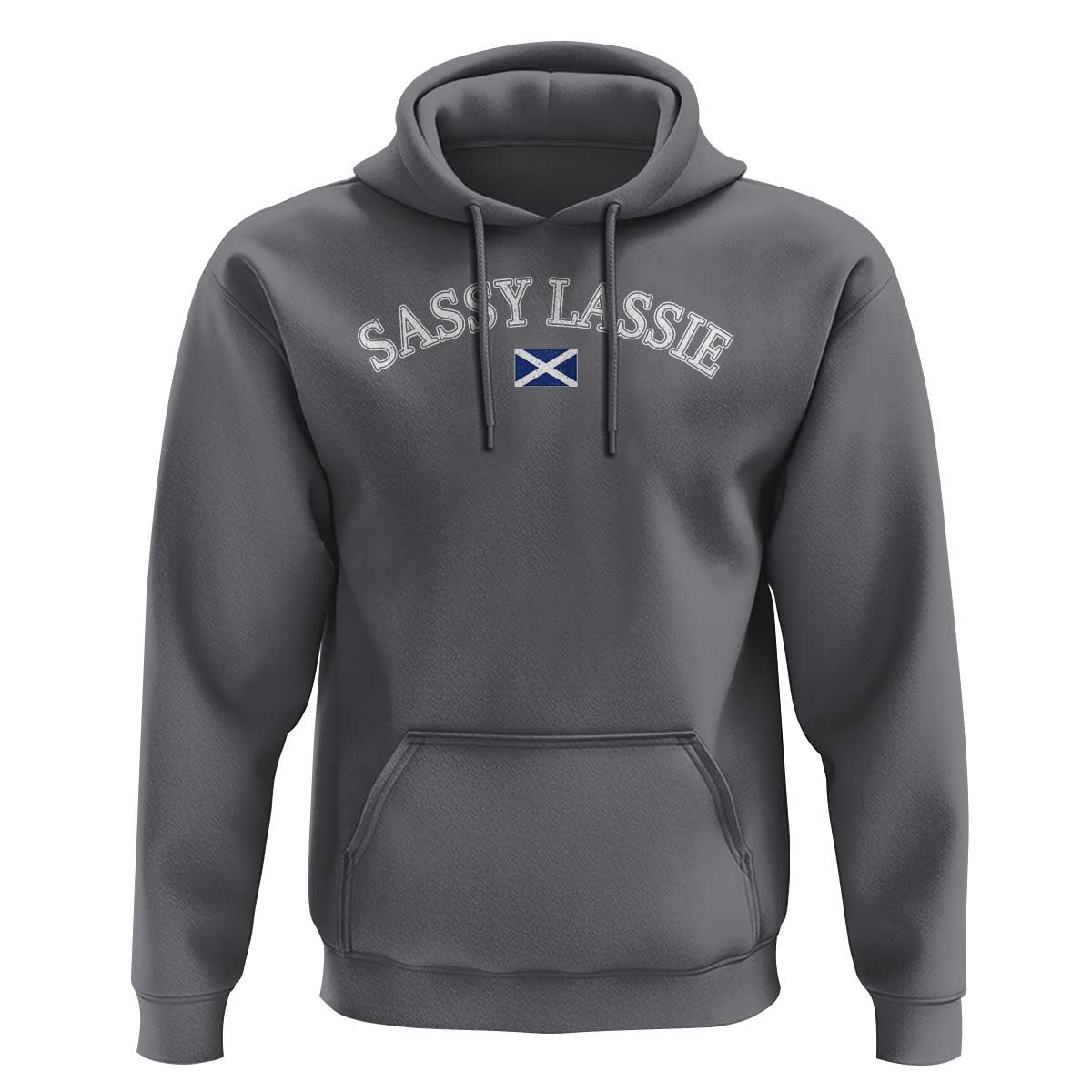 Sassy Lassie Scotland Flag Hoodie Funny Scottish Pride Heritage Gift