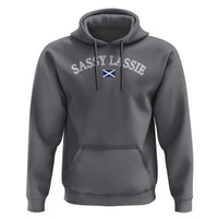 Sassy Lassie Scotland Flag Hoodie Funny Scottish Pride Heritage Gift
