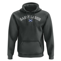Sassy Lassie Scotland Flag Hoodie Funny Scottish Pride Heritage Gift