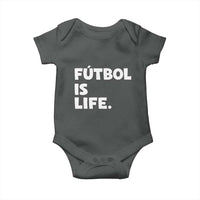 Futbol is Life Baby Onesie Funny Soccer Gift For Football Players Fans
