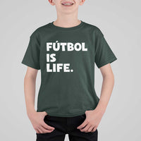 Futbol is Life T Shirt For Kid Funny Soccer Gift For Football Players Fans