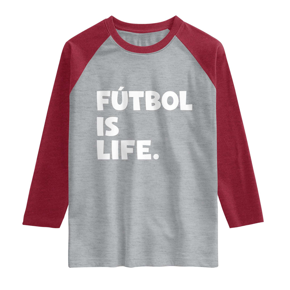 Futbol is Life Raglan Shirt Funny Soccer Gift For Football Players Fans