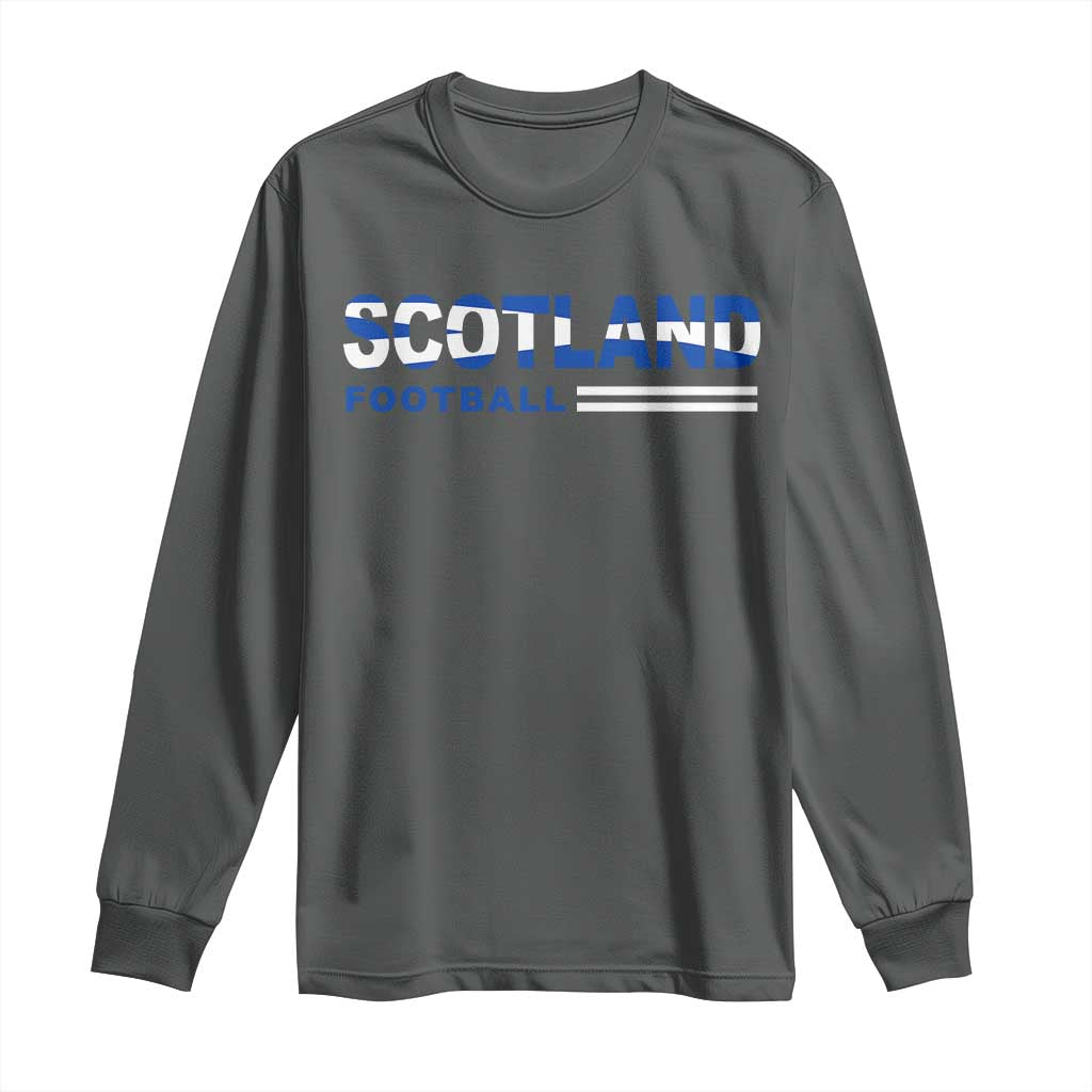 Scotland Football Pride Long Sleeve Shirt Scottish Flag Soccer Fan National Team Fans