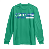 Scotland Football Pride Long Sleeve Shirt Scottish Flag Soccer Fan National Team Fans