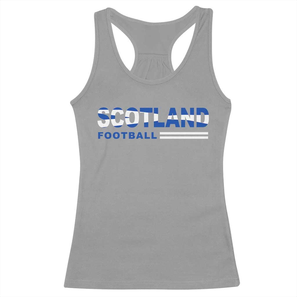 Scotland Football Pride Racerback Tank Top Scottish Flag Soccer Fan National Team Fans
