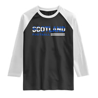 Scotland Football Pride Raglan Shirt Scottish Flag Soccer Fan National Team Fans