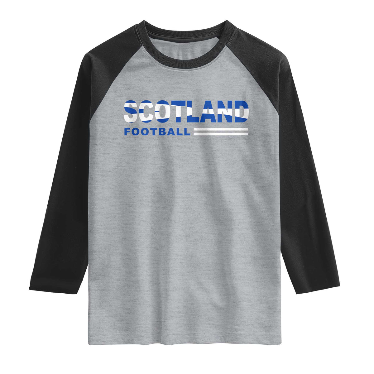 Scotland Football Pride Raglan Shirt Scottish Flag Soccer Fan National Team Fans