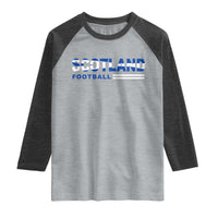 Scotland Football Pride Raglan Shirt Scottish Flag Soccer Fan National Team Fans