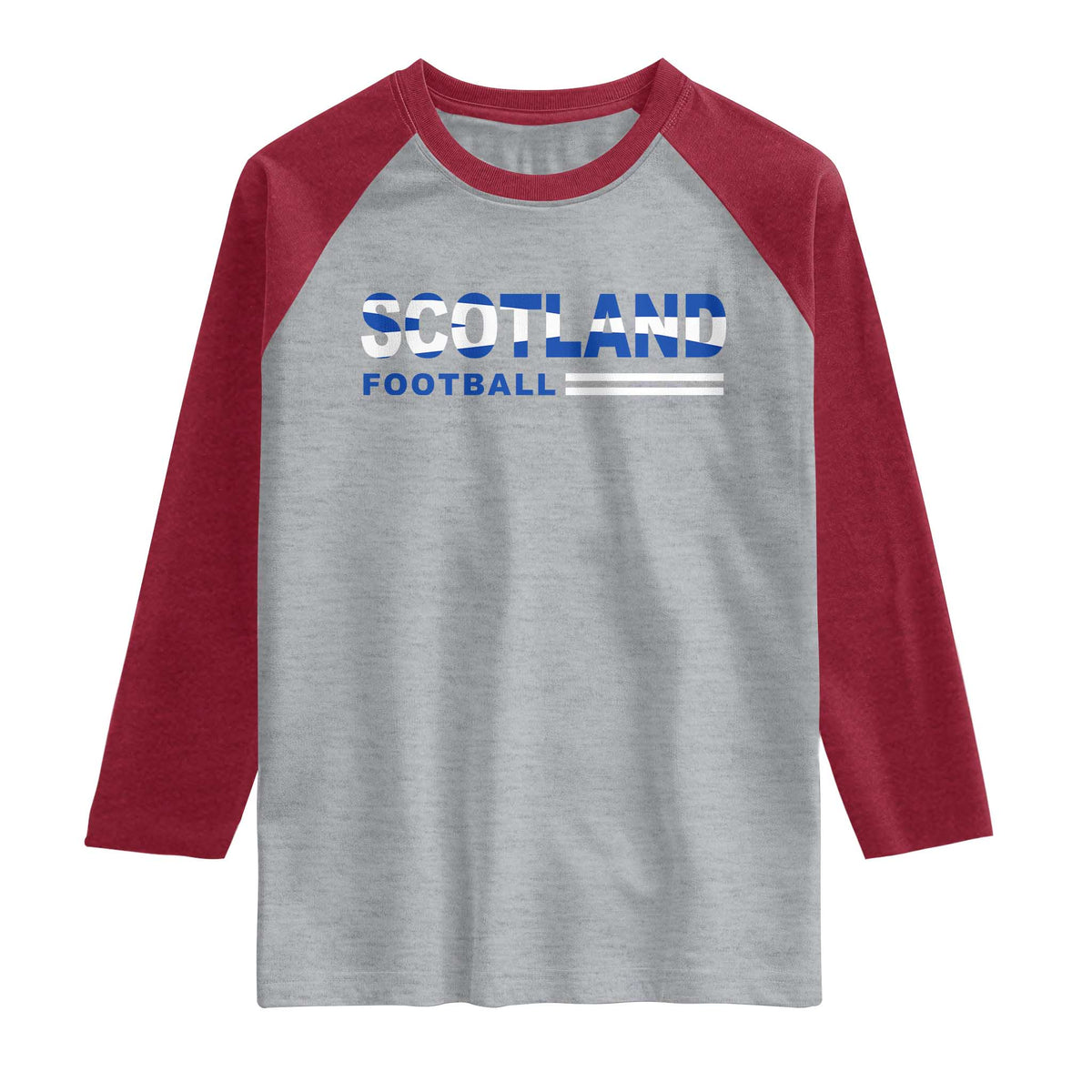 Scotland Football Pride Raglan Shirt Scottish Flag Soccer Fan National Team Fans