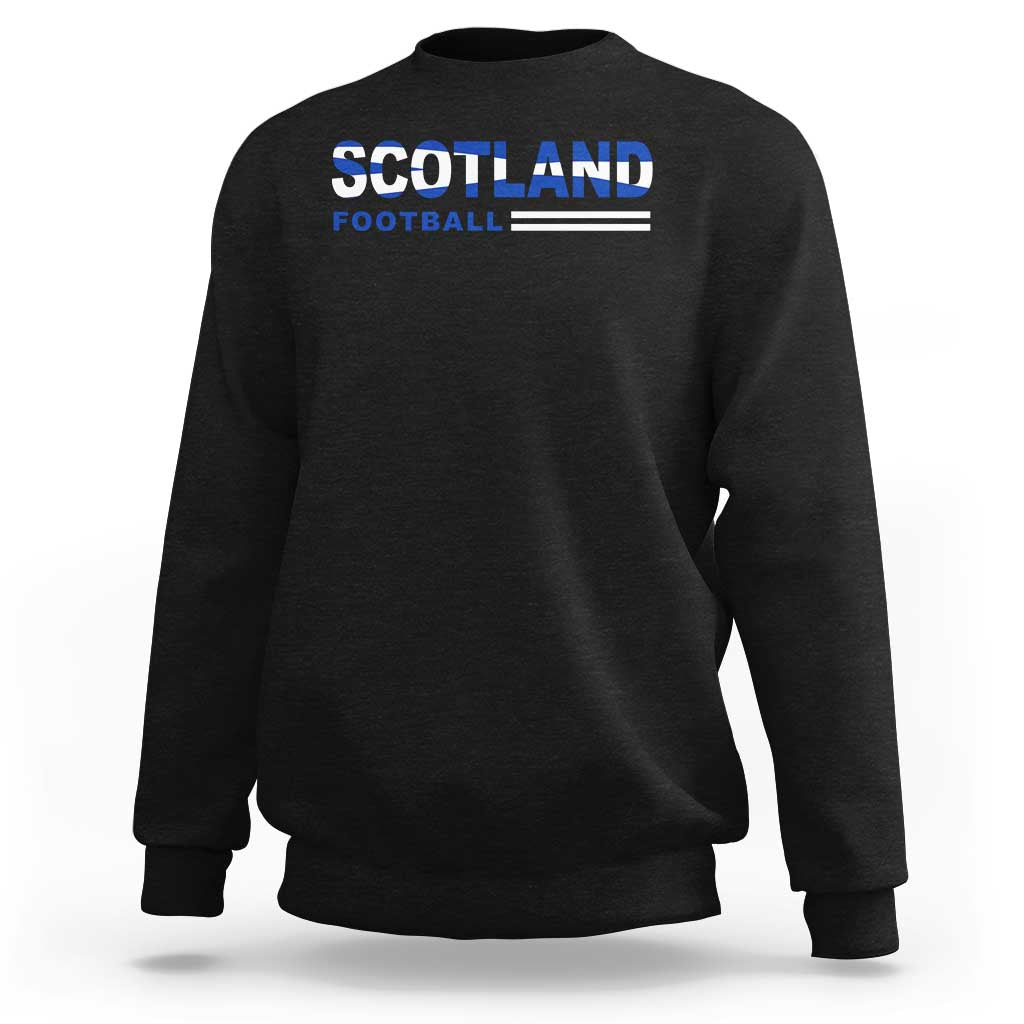 Scotland Football Pride Sweatshirt Scottish Flag Soccer Fan National Team Fans