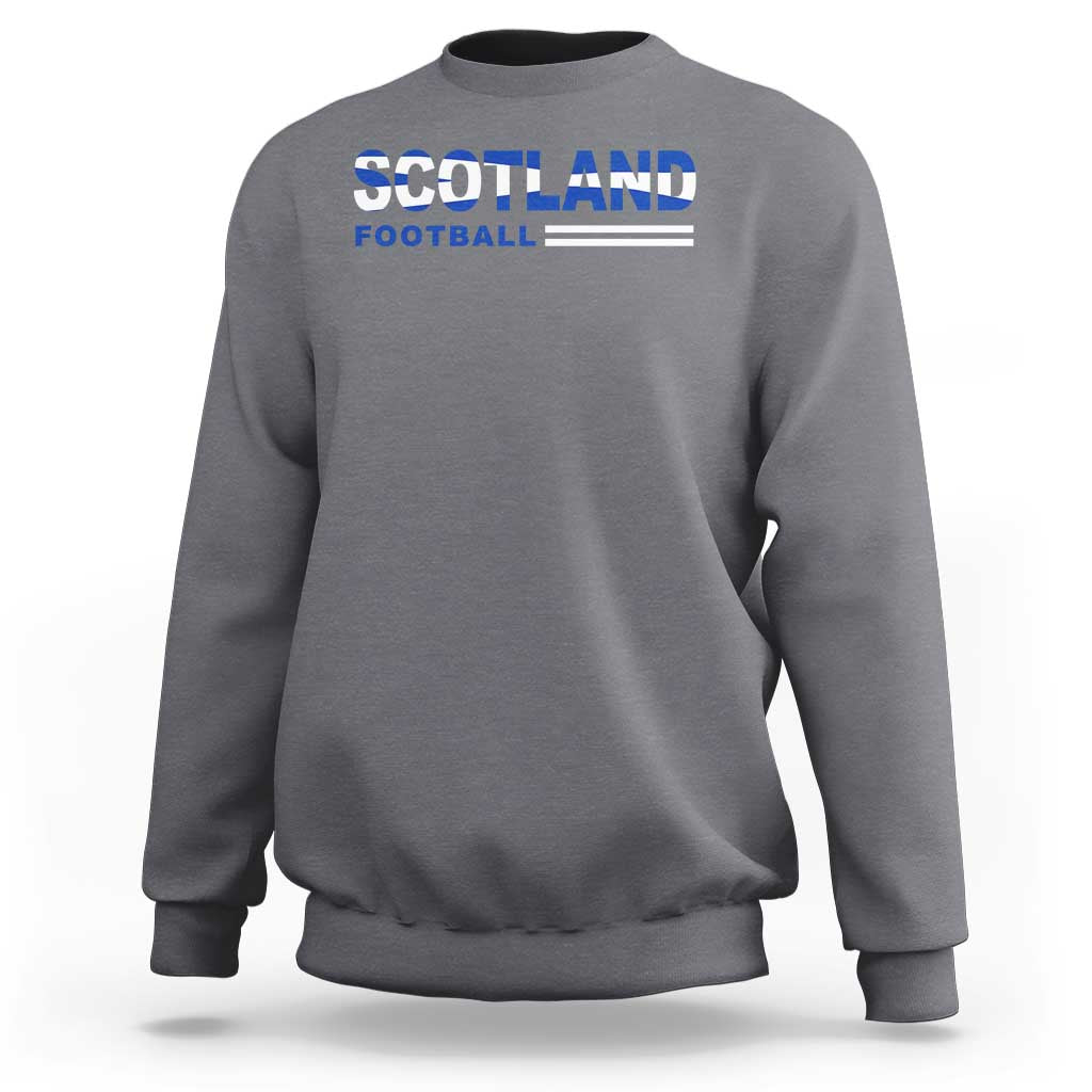 Scotland Football Pride Sweatshirt Scottish Flag Soccer Fan National Team Fans