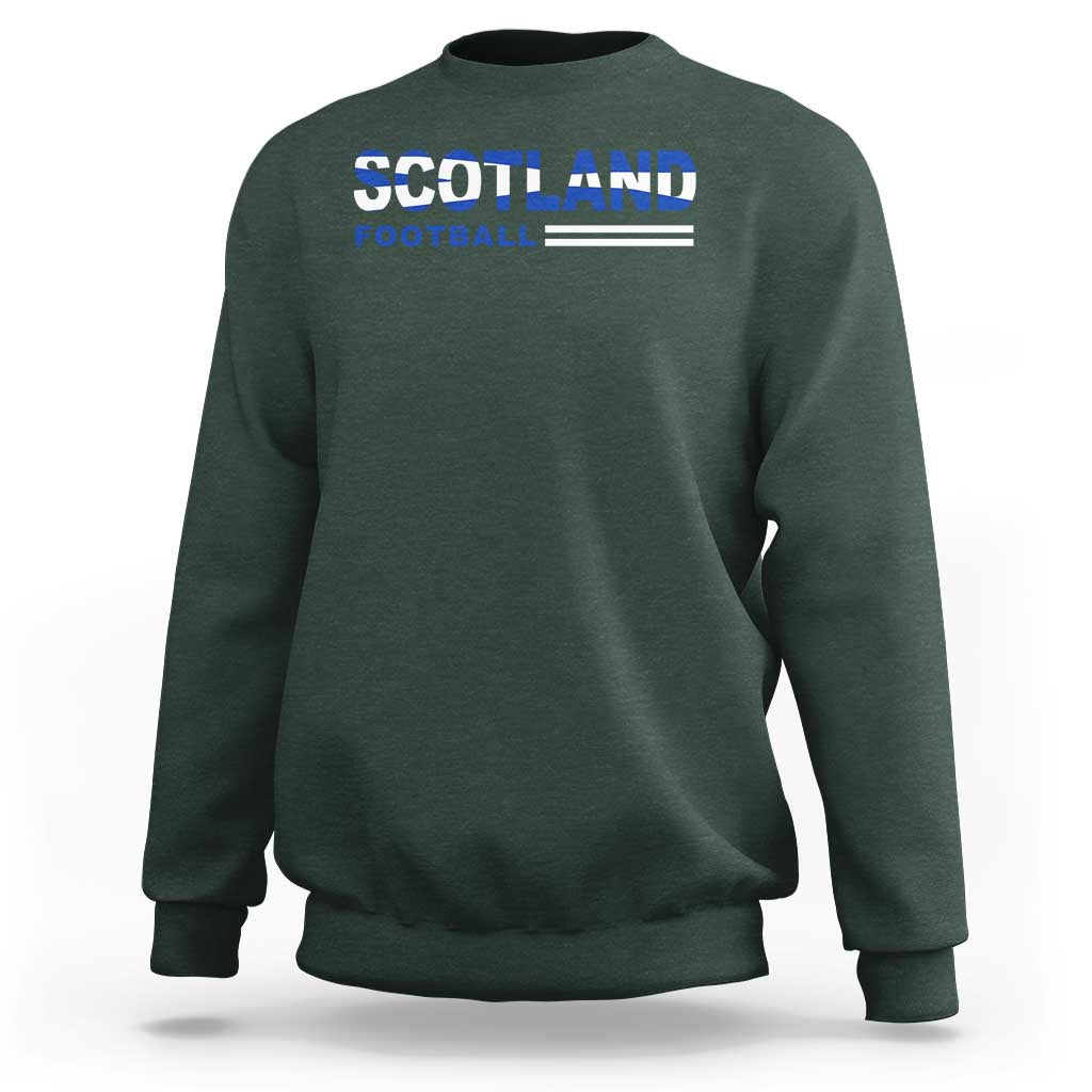 Scotland Football Pride Sweatshirt Scottish Flag Soccer Fan National Team Fans