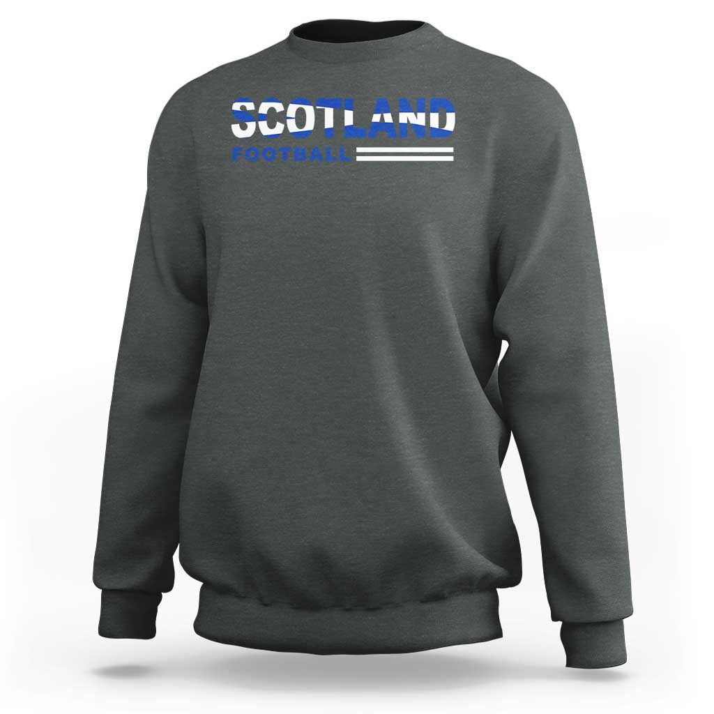 Scotland Football Pride Sweatshirt Scottish Flag Soccer Fan National Team Fans