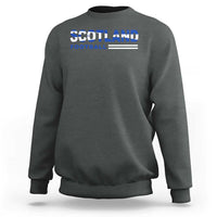 Scotland Football Pride Sweatshirt Scottish Flag Soccer Fan National Team Fans