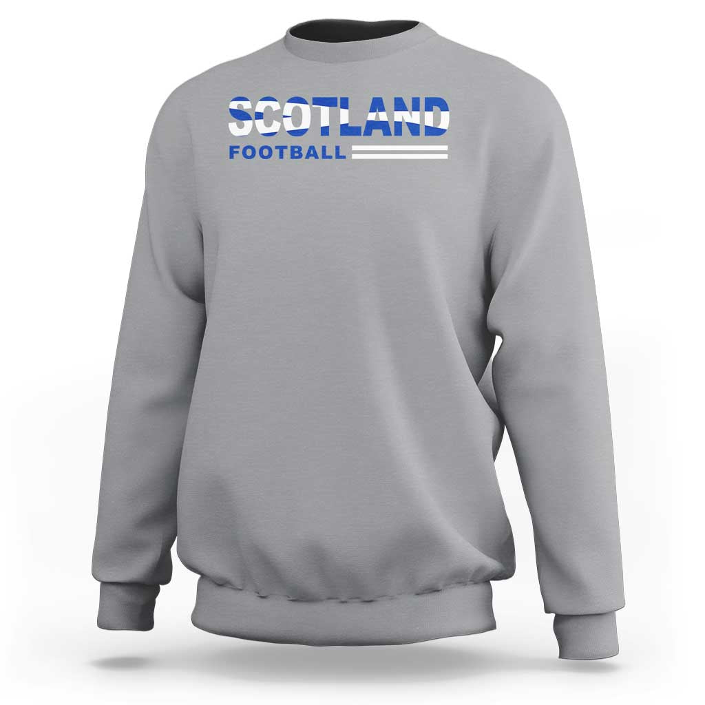 Scotland Football Pride Sweatshirt Scottish Flag Soccer Fan National Team Fans