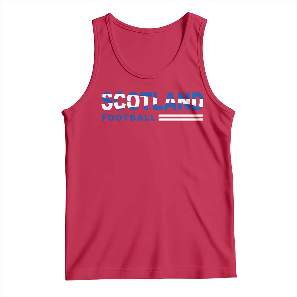 Scotland Football Pride Tank Top Scottish Flag Soccer Fan National Team Fans