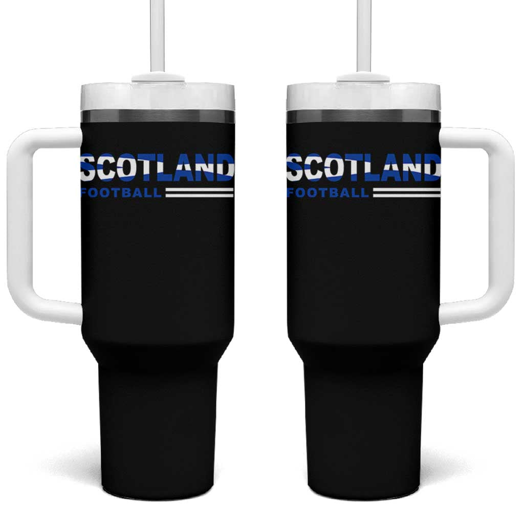 Scotland Football Pride Tumbler With Handle Scottish Flag Soccer Fan National Team Fans