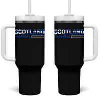 Scotland Football Pride Tumbler With Handle Scottish Flag Soccer Fan National Team Fans