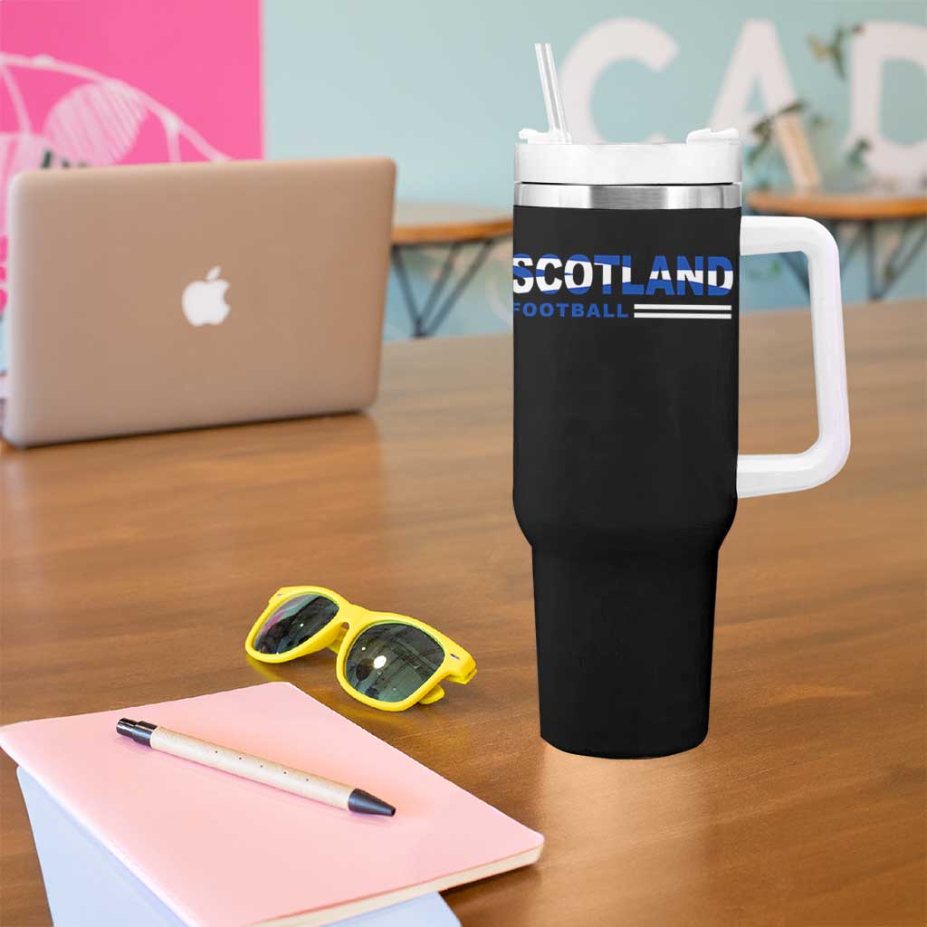 Scotland Football Pride Tumbler With Handle Scottish Flag Soccer Fan National Team Fans