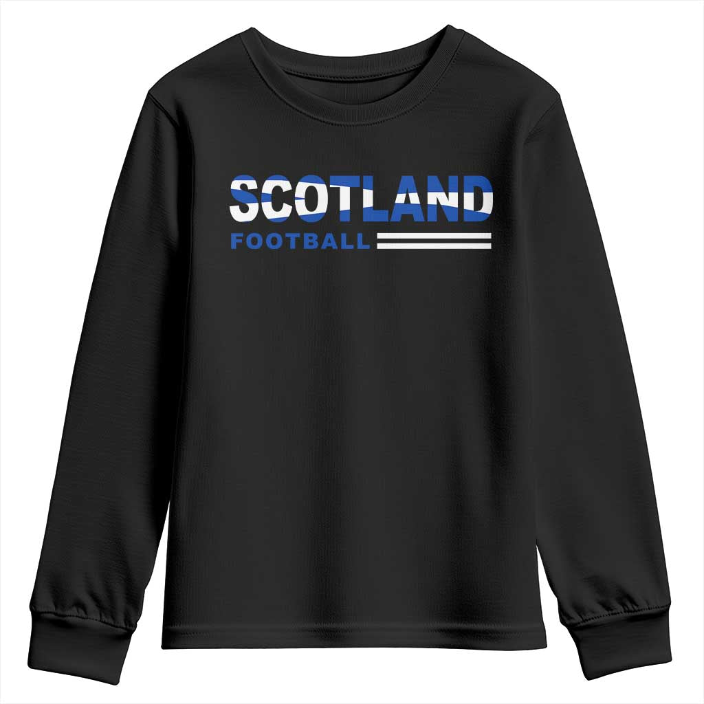 Scotland Football Pride Youth Sweatshirt Scottish Flag Soccer Fan National Team Fans