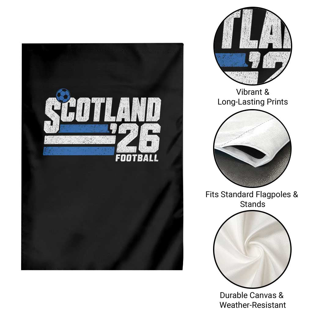 Scotland Football Fan Garden Flag Scottish Soccer Supporter Scottish Flag 2026