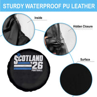 Scotland Football Fan Spare Tire Cover Scottish Soccer Supporter Scottish Flag 2026