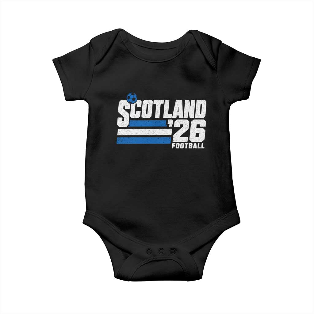 Scotland Football Fan Baby Onesie Scottish Soccer Supporter Scottish Flag 2026