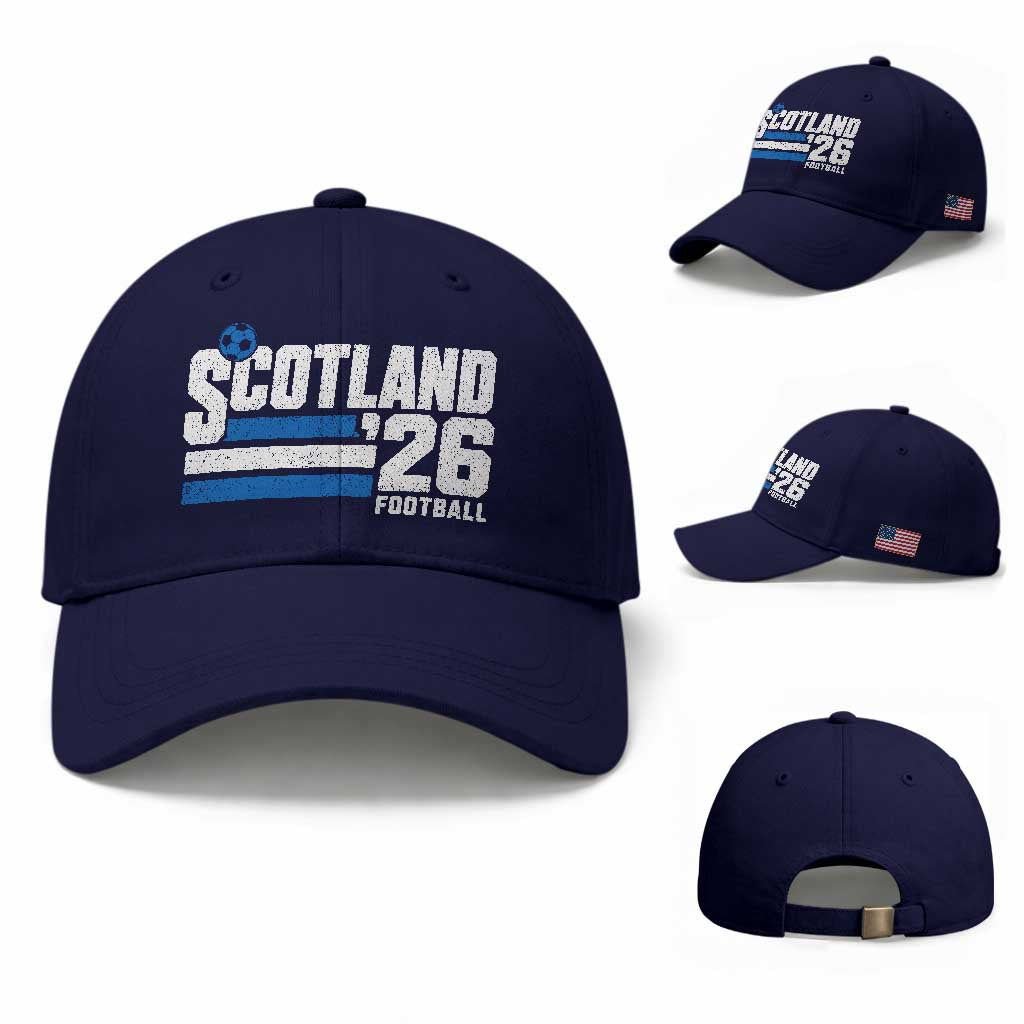 Scotland Football Fan Baseball Cap Scottish Soccer Supporter Scottish Flag 2026