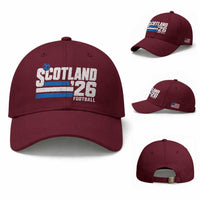 Scotland Football Fan Baseball Cap Scottish Soccer Supporter Scottish Flag 2026