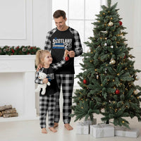 Scotland Football Fan Plaid Pajama Set Scottish Soccer Supporter Scottish Flag 2026